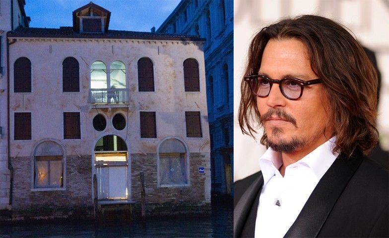 Johnny Depp: in vendita casa a Venezia