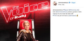 Simona Ventura The Voice of Italy, il messaggio su Instagram